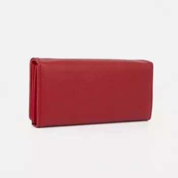 Кошелёк на магните, цвет красный