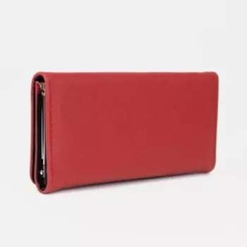 Кошелёк на магните, цвет красный