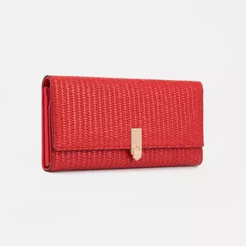 Кошелёк женский на магните, цвет красный