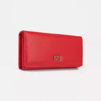 Кошелёк на магните, цвет красный