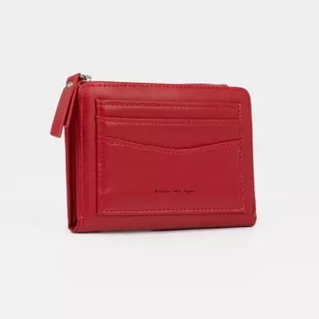 Кошелёк женский на магните, цвет красный