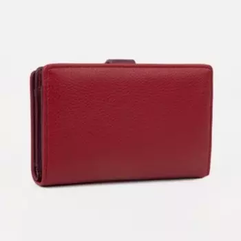 Кошелёк женский на магните, цвет бордовый