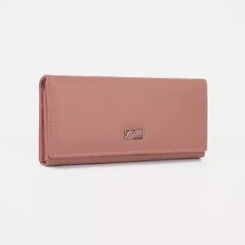 Кошелёк на магните, цвет розовый