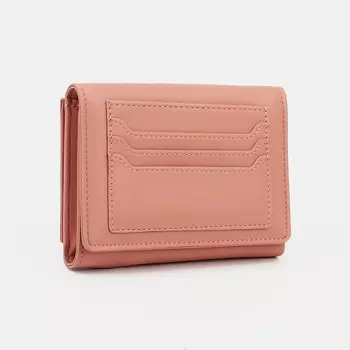 Кошелёк на магните, цвет розовый