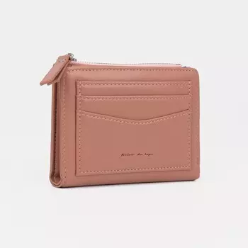 Кошелёк на магните, цвет розовый