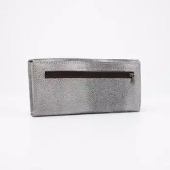 Кошелёк на магните, цвет серебристый