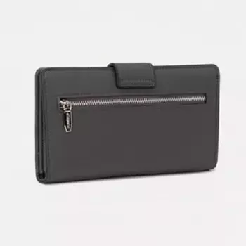 Кошелёк на магните, цвет серый