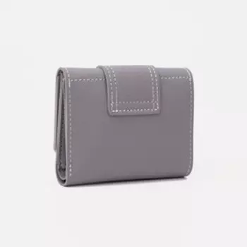 Кошелёк на магните, цвет серый