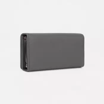 Кошелёк женский на магните, цвет серый
