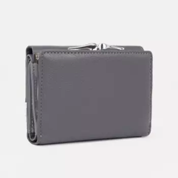 Кошелёк женский на магнитах, цвет серый
