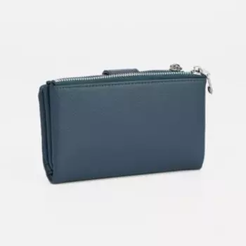 Кошелёк на магните, цвет синий