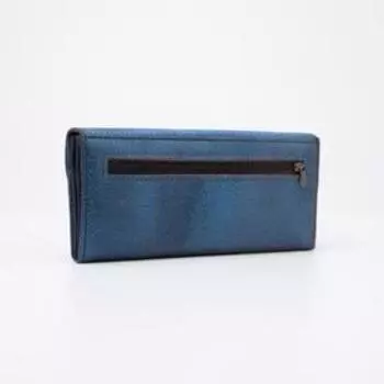 Кошелёк на магните, цвет синий