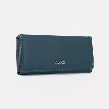 Кошелёк на магните, цвет синий