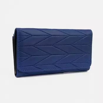 Кошелёк на магните, цвет синий