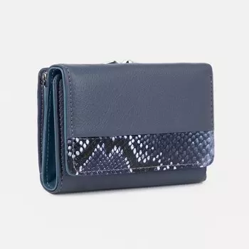 Кошелёк женский на магнитах, цвет синий