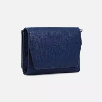 Кошелёк женский на магните, цвет синий