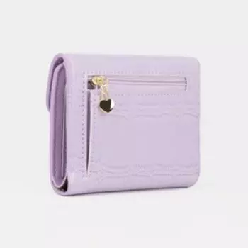 Кошелёк на магните, цвет сиреневый