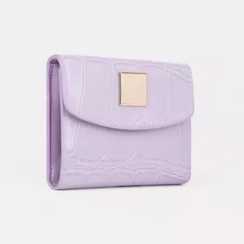 Кошелёк на магните, цвет сиреневый