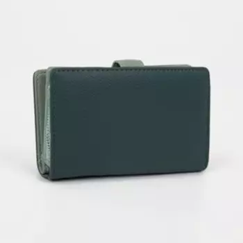Кошелёк на магните, цвет зелёный