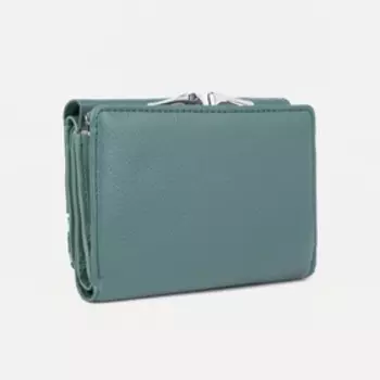 Кошелёк на магните, цвет зелёный