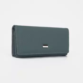 Кошелёк на магните, цвет зелёный