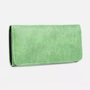 Кошелёк на магните, цвет зелёный