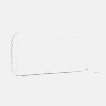 Кошелёк на молнии, цвет белый