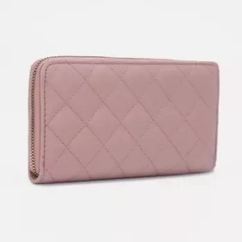 Кошелёк на молнии, цвет бежевый