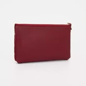 Кошелёк на молнии, цвет бордовый