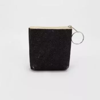 Кошелёк на молнии, цвет чёрный