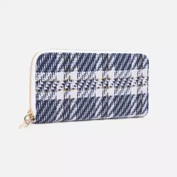 Кошелёк женский на молнии, цвет синий