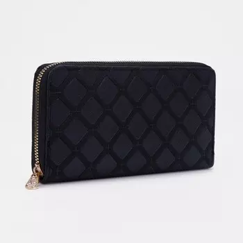 Кошелёк на молнии, цвет чёрный