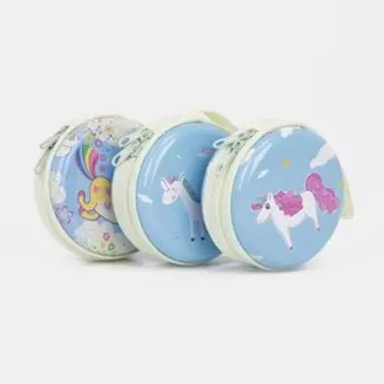 Кошелёк на молнии, цвет МИКС