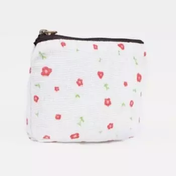 Кошелёк на молнии, цвет молочный