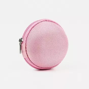 Кошелёк на молнии, цвет розовый