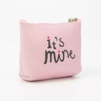 Кошелёк на молнии, цвет розовый