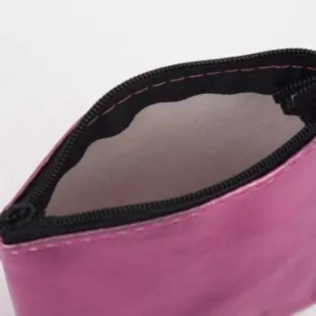 Кошелёк женский на молнии, цвет розовый