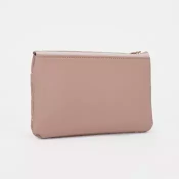 Кошелёк на молнии, цвет розовый