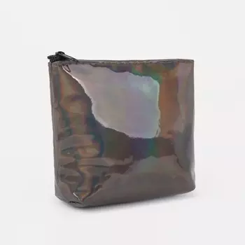 Кошелёк на молнии, цвет серый