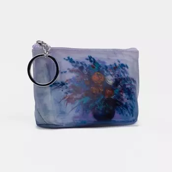 Кошелёк на молнии, цвет сиреневый