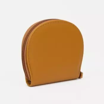 Кошелёк на молнии, цвет жёлтый