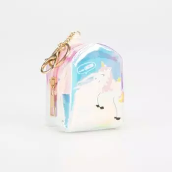 Кошелёк на молнии, кольцо, цвет МИКС