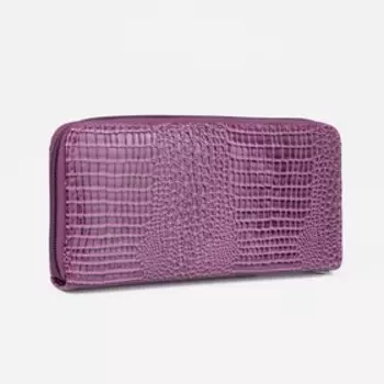 Кошелёк на молнии, с ручкой, цвет фиолетовый