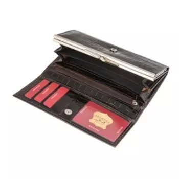 Кошелёк женский, н/к, цвет коричневый