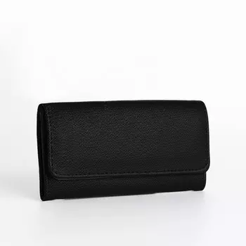 Кошелёк женский на кнопке, цвет чёрный