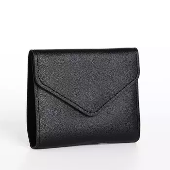Кошелёк женский на кнопке 11.50.59 см, чёрный