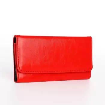 Кошелёк женский на кнопке, 192.510 см, красный