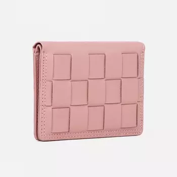 Кошелёк женский на кнопке, цвет розовый