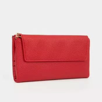 Кошелёк женский на магнитах, цвет красный