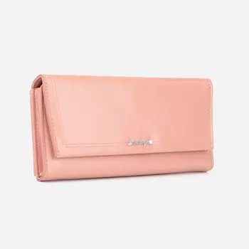 Кошелёк женский на магнитах, цвет розовый